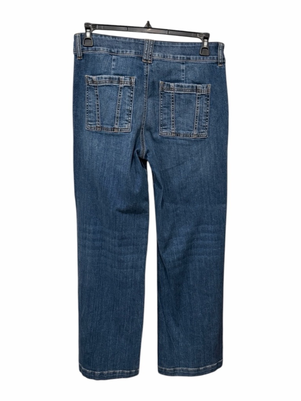 KUT from the Kloth Jodi High Rise Wide Leg Jeans Porkchop Pockets Sz 10 - Picture 5 of 9